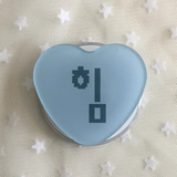 Youth Spirit Power Sky Blue Star Heart Acrylic Smart Tok (MacSafe compatible)