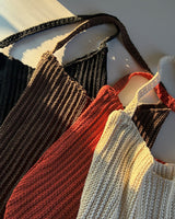 Mining knit shoulder bag