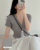 [MADE] Coron Short-Sleeved Knit Cardigan