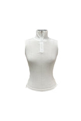 JOSEE HALF ZIP-UP / WHITE