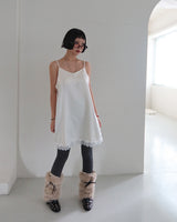 Strap fur leg warmer