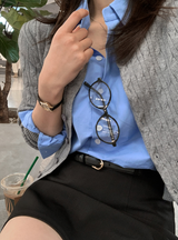 FOB Cable Knit Round Cardigan