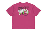 VOLUME LOGO FLOWER TEE SHIRT