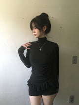 Angora Shirring Polar Tee
