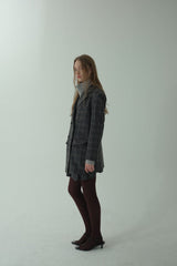 GLAM CHECK DOUBLE JACKET_BLACK
