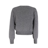 ALLDAY ロゴニットカーディガン グレー