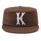 kv pillbox cap brown