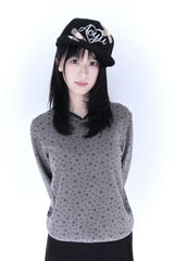 スタームードルーズフィットフードTシャツ (2color)