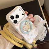 ドリーム カラー カートゥーン マグネティック iPhone ケース