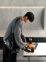 Urban Lambs Wool Overfit V-Neck Knit