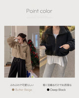 Wool crop jumper