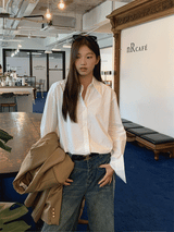 a modern white clean shirt