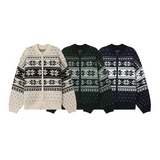 [F/W] Snow nordic knit zip up(3color)