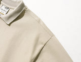 26SS★ Addant Silket Collar Short Sleeve T-shirt