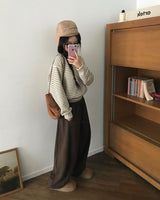 [BELLIDE MADE] スリットラインワイドトレーニングパンツ