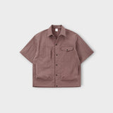 ASCLO ナイロンマルチポケットショートスリーブシャツ (3color)