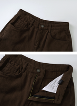 ウォームコットン100バルーンフィットワイドパンツ (5color)