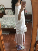 Flared Midi Skirt