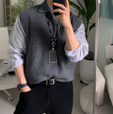  Marel Caraneck Button Knitted Vest