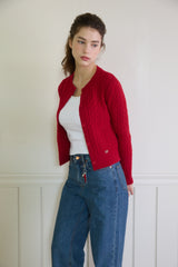 ESSENTIAL CABLE CARDIGAN (4 COLORS)
