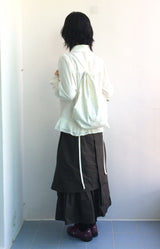 コットンフレアシャーリングシャツ