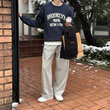 LMN ルーベンサイドスナップスウェットパンツ (4 colors)
