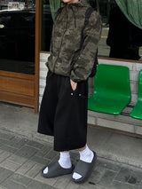 コンビニ サイドスナップ バミューダパンツ