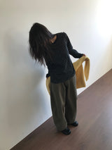 アベニューストライプロングスリーブ（4 Colors)