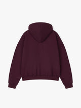 LONQUE HOOD ZIP-UP (WINE)
