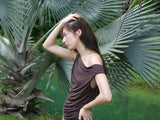 Soft Drape Sleeveless (Brown)
