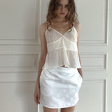 Maga sleeveless blouse (white)