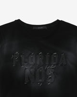 デニムパッチウォッシングTシャツ [ ブラック ]