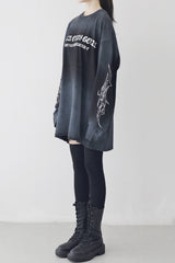 (Unisex) リアルダーティパインティングTシャツ