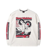 RG ギアメイデン ウォッシュド長袖Tシャツ（Ecru）