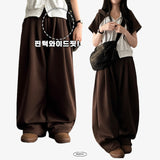 Us waist banding pintuck wide pants