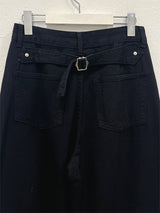 POINT BACK CLIP WIDE PANTS (3C)