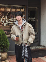 Tetsu Shirring Flight Padding Jumper