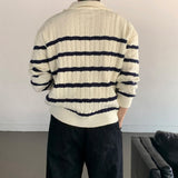 LMN バランケーブルダナナセミジップアップニット メンズバージョン (3 colors)