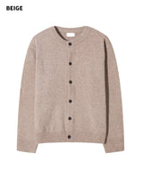 (UNISEX)ウールブレンド ニット カーディガン