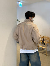 Buzz High Neck Wool Sheepskin Jacket (2color)