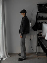 [Duck Down] ASCLOマッスルフィットパッドバイカージャケット (2color)