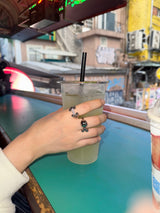 Big ball piercing ring