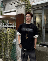 KMC “GIVE AWAY” シャドーボクシーフィットTシャツ