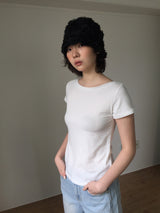 Rose Applique Beanie (2color)