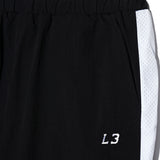サイドメッシュナイロンパンツ / SIDE MESH NYLON PANTS-BLACK