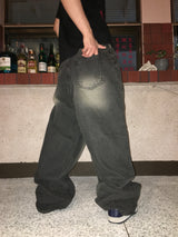 Wide Baggy Denim Pants (2c)