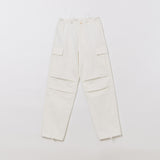 パラシュートコットンパンツ WHITE