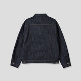 Friendly Pintuck Trucker Denim Jacket