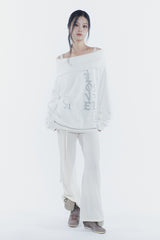 RUBY HOOK LAYERED PANTS cream