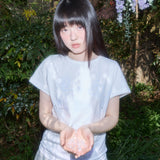 グリッター メイジー ロゴ Tシャツ (White) F25QB125